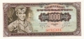 Yugoslavia To 1970 1000 Dinara,  1. 5.1963